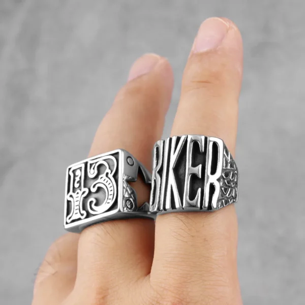 Biker Rings New strong for Men luxury - Image 3