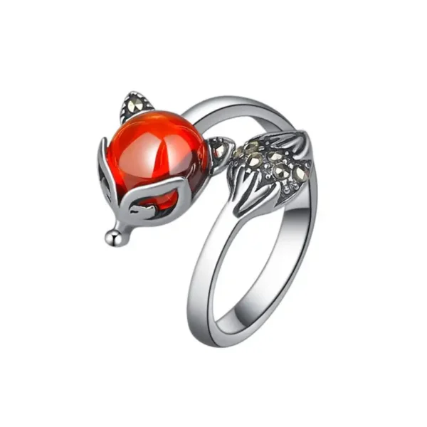 fox ring style design personalizer women luxury - Image 4