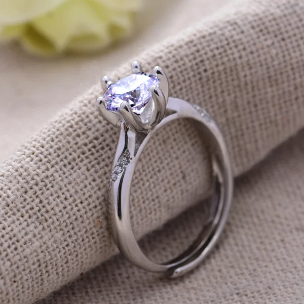 simple wedding rings Zircon Best Proposal Gift - Image 3