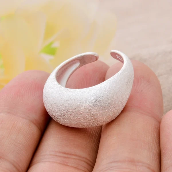 womens ring Frosting Design fashion beautiful - Image 2