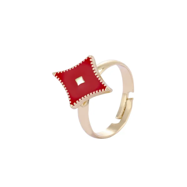 Poker ring style Heart for Women Gift - Image 9