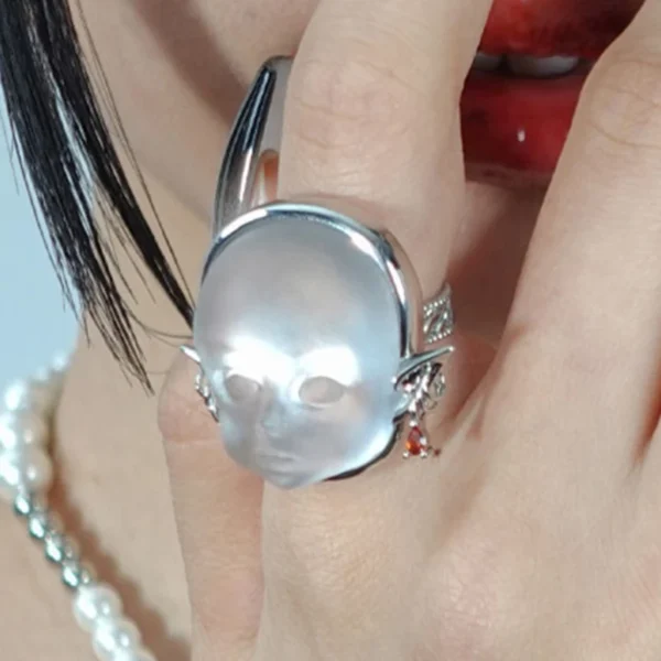 Face ring Baby Fashion Crochet Finger Alloy - Image 4