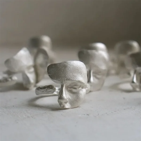 Face Ring Goth Style Mask Men Women - Image 2