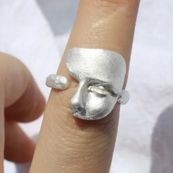Face Ring Goth Style Mask Men Women - Image 3