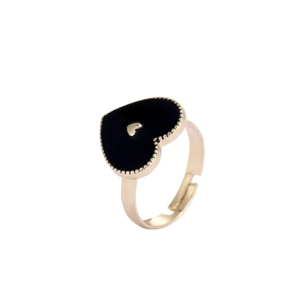 Poker ring style Heart for Women Gift - Image 10